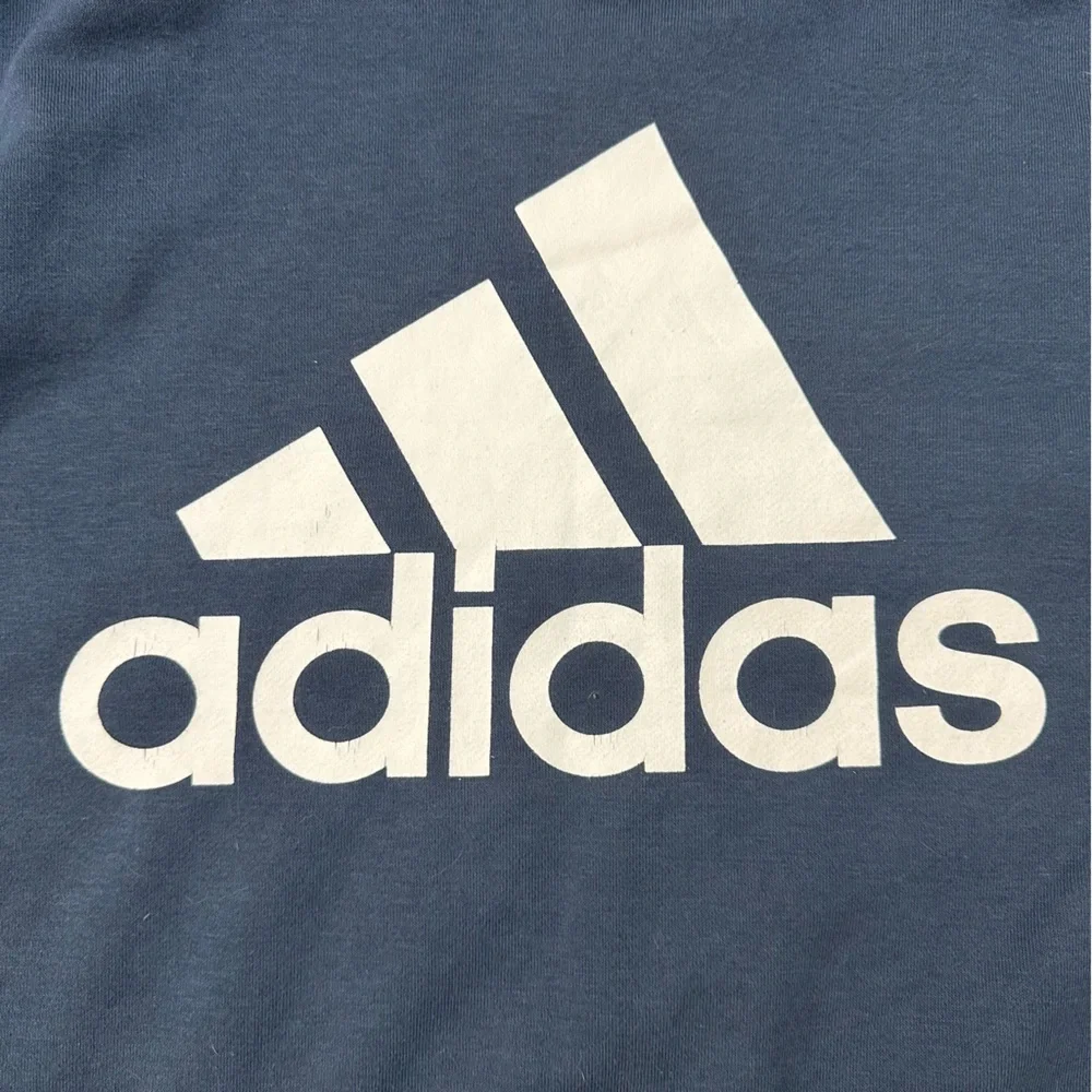 Adidas Golf Hoodie Adult Size L Logo Navy Blue Pullover Soft